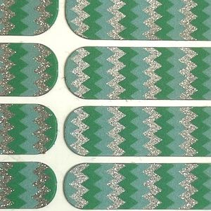 Jamberry nail wraps Ferris Wheel chevron style